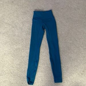 Size 0 turquoise lululemon leggings